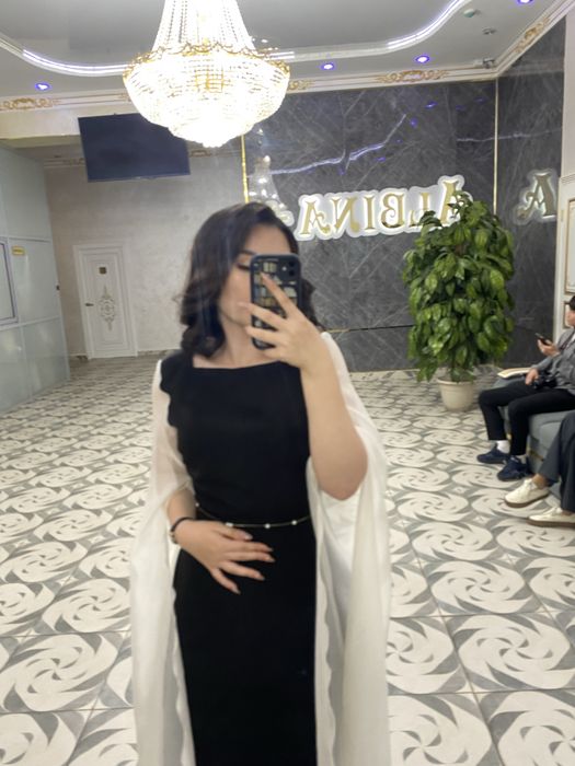 Черное красивое платье