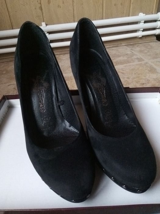 Pantofi dama piele întoarsă mărimea 37