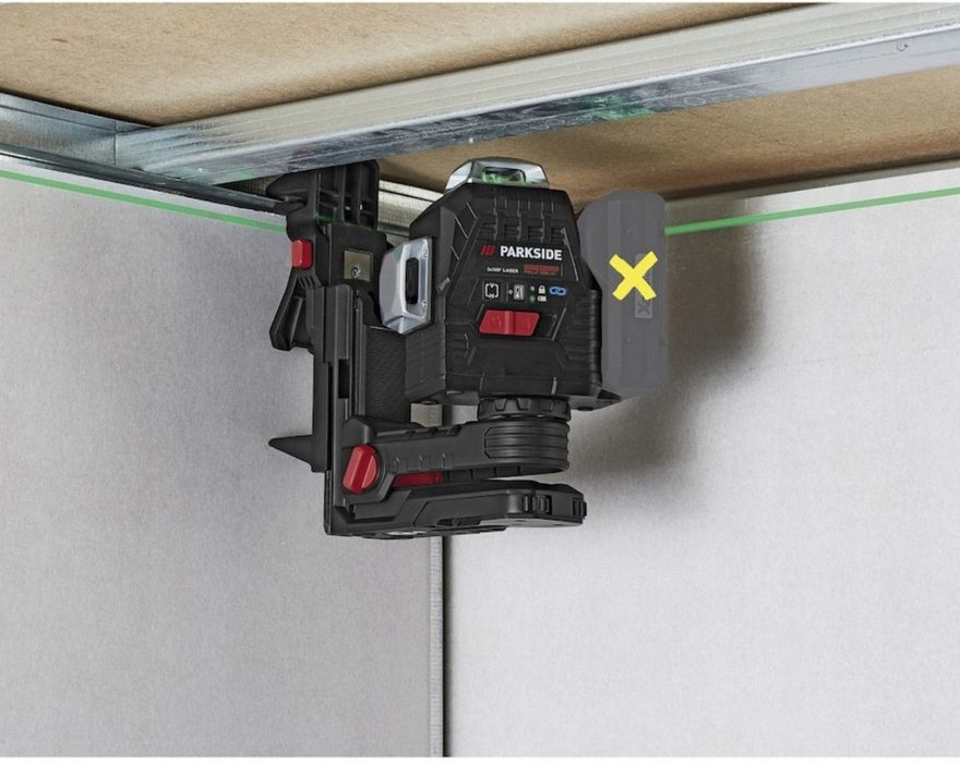 Parkside performance nivela laser 3 X 360° autocalibrare pe bateri 20V