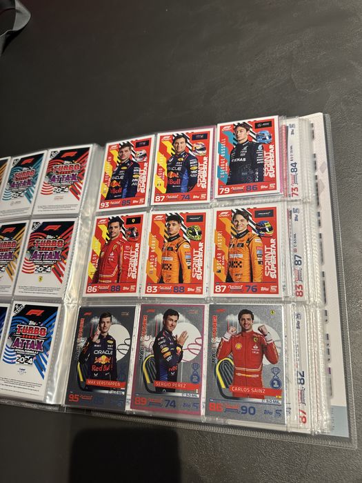 Topps F1 24 класьор колекторски карти.