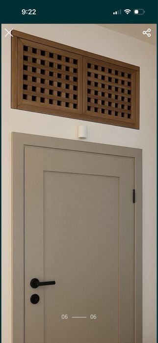 Вентилационни дървени вратички