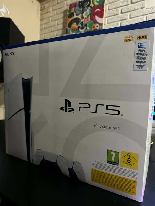 Sony PlayStation 5 (PS5) Slim + Extra DualSense Controller
