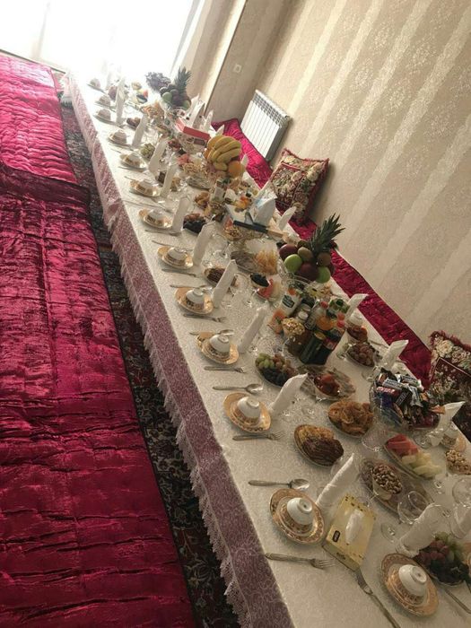 24/7 Prakat stol stul shirma naves toʼy va marosim hizmatlari Аренда