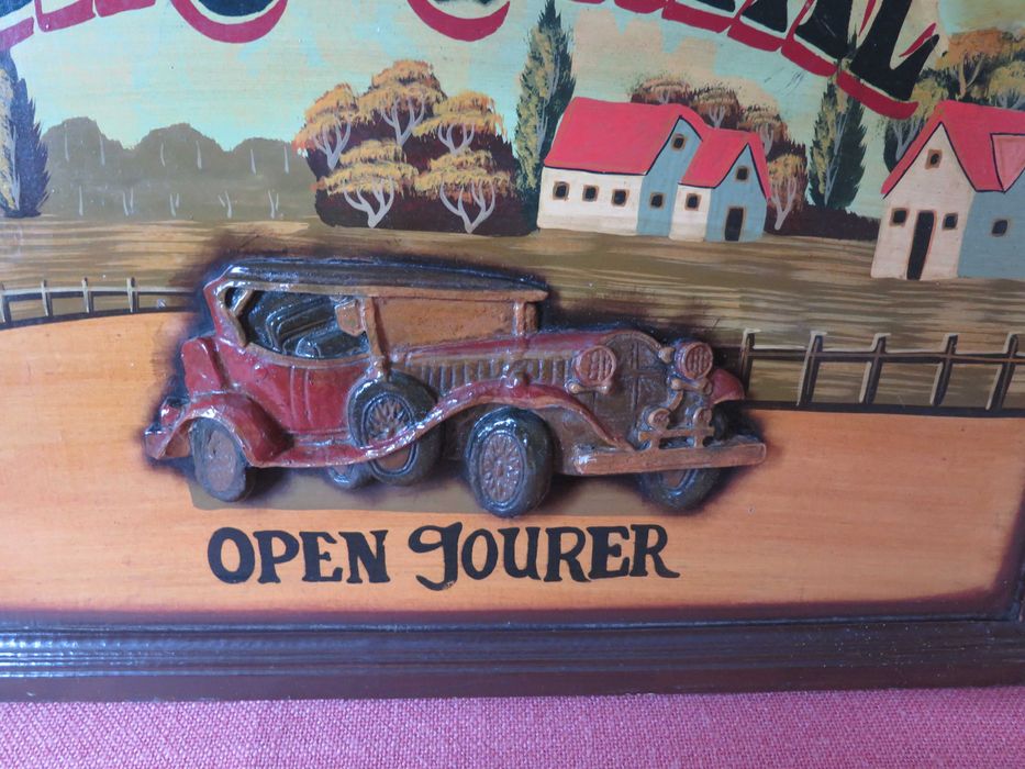 Стара табела , релефно пано
картина Car Rental