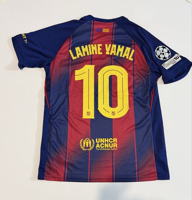 Tricou fotbal Barcelona , Lamine Yamal , L