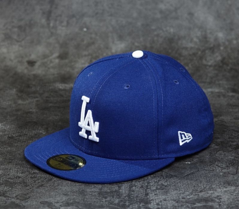 Шапка с права козирка New Era LA Los Angeles Dodgers,