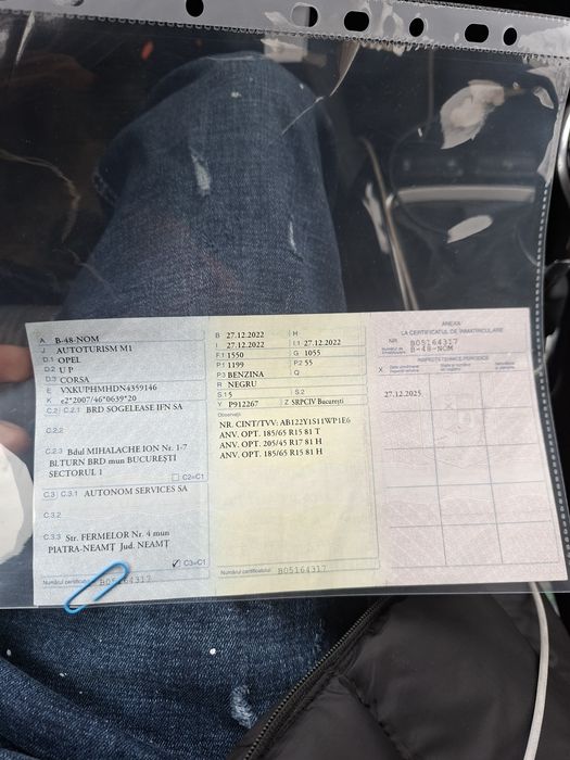 Opel corsa.   2022 luna 12