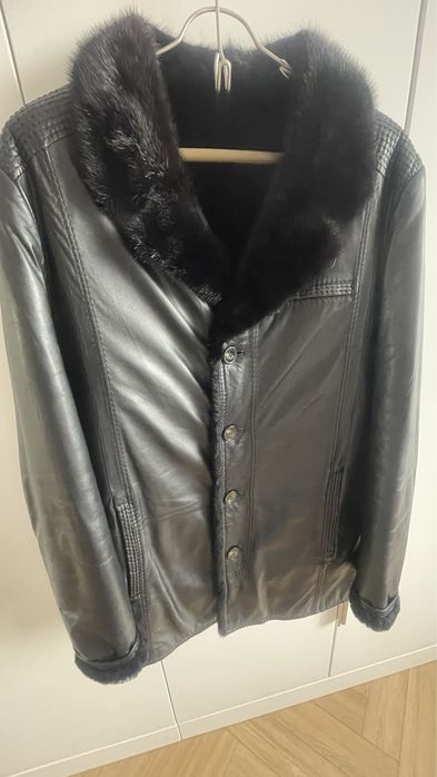 Мужская натуральная дубленка