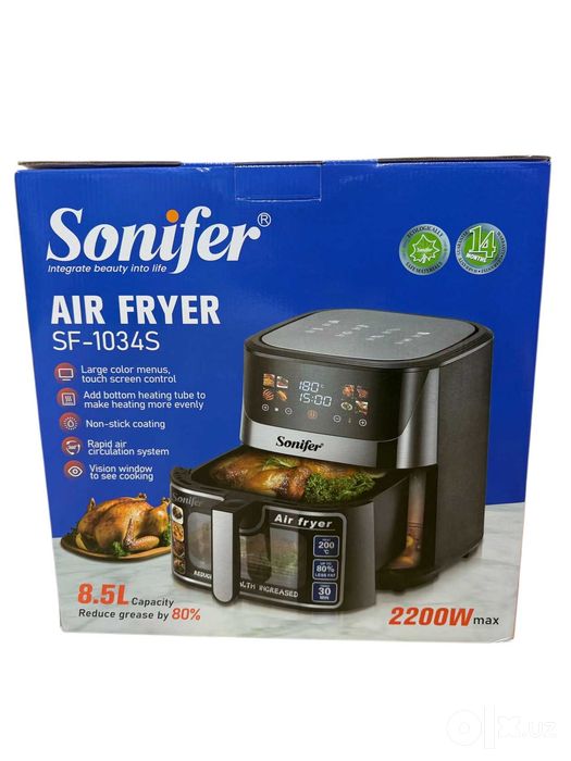 Aerogrill Аэрогриль Air Fryer Sonifer UAKEEN