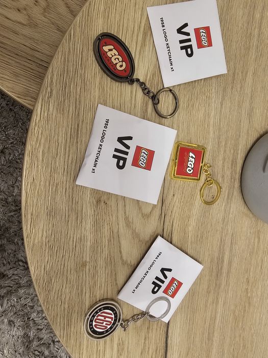 Оригинални Lego ключодържатели от VIP програмата 3 броя