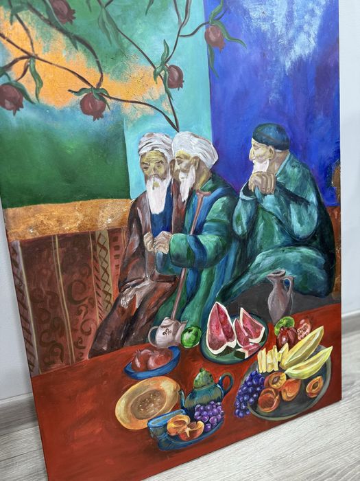 Картина с теплым восточным настроением