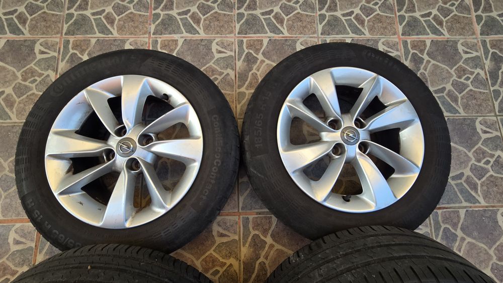 Jante aliaj 4x100 Corsa Anvelope vara 185 65 r15 opel corsa E