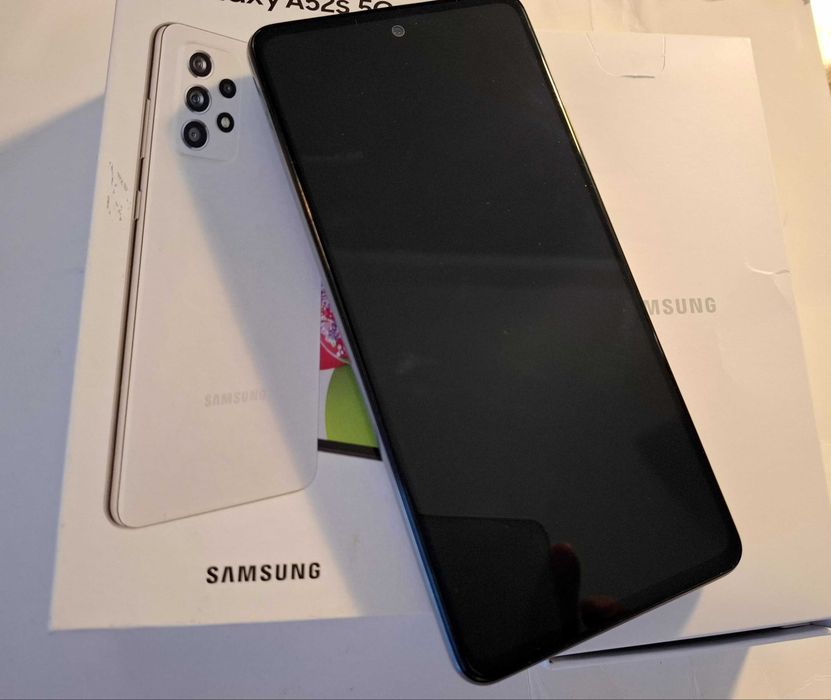 Samsung Galaxy A52s 5G Alb impecabil - tipla