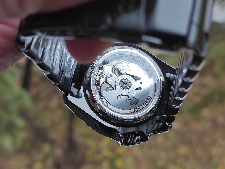 Seiko 5 5kx mod Gunmetal black