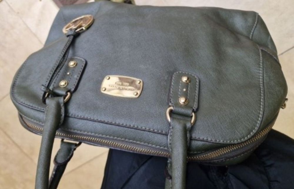 Michael Kors  Cindy зелена дамска чанта