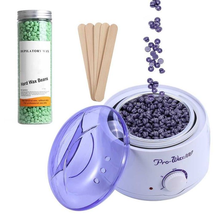 Уред за кола маска с гранули и шпатоли - комплект за обезкосмяване