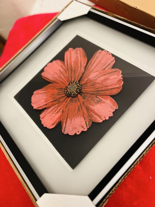 Tablou 3D Floare Roz in Rama