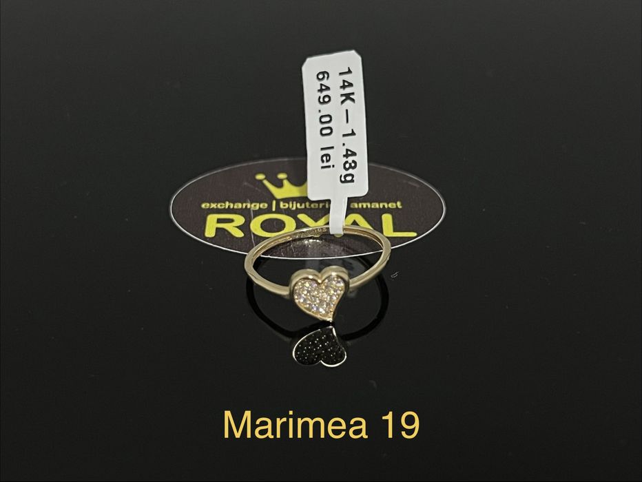 Bijuteria Royal CB: Inel dama aur 14k 1,43gr