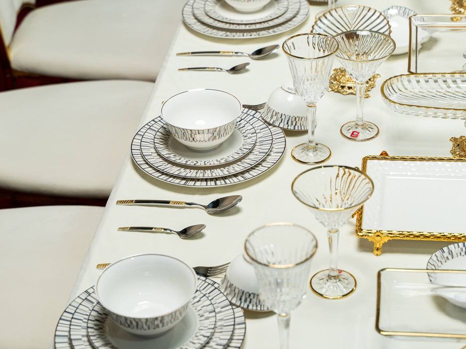 Аренда стола и посуды Скидка-33%