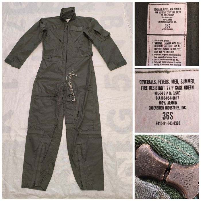 Combinezon pilot usaf flyers aramid 100% avion parașutist foc rezist