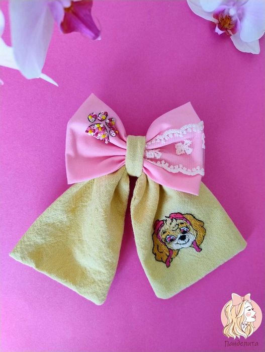 Панделки за коса с ръчна бродерия