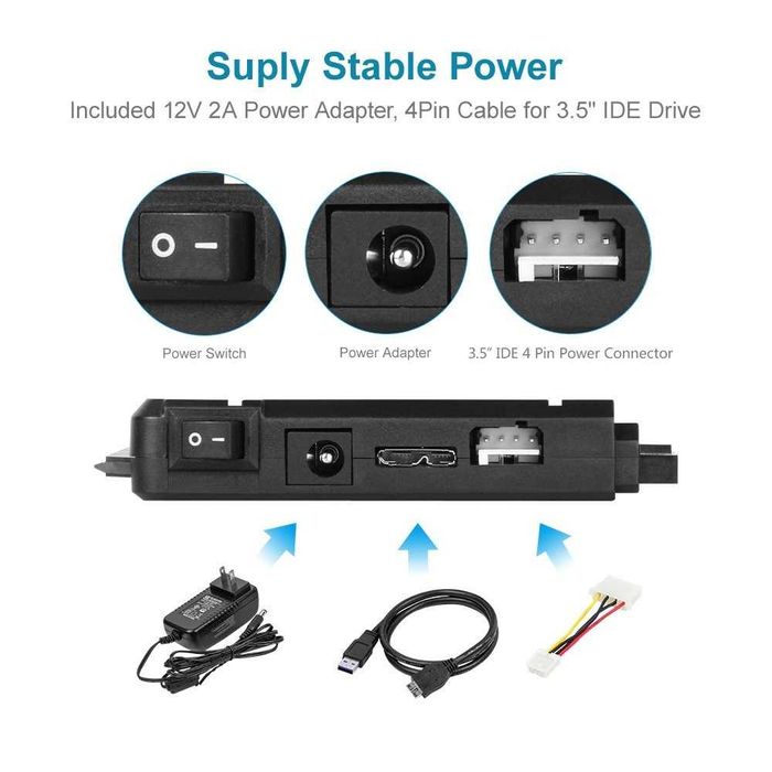 "Unitek" Y3321 USB 3.0 в жесткого диска 2.5/3.5 IDE/SATA HDD/SSD