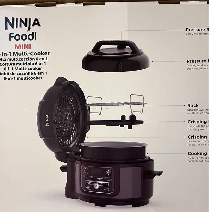 Multicooker si Friteuza cu aer cald Ninja Foodi Mini 6in1