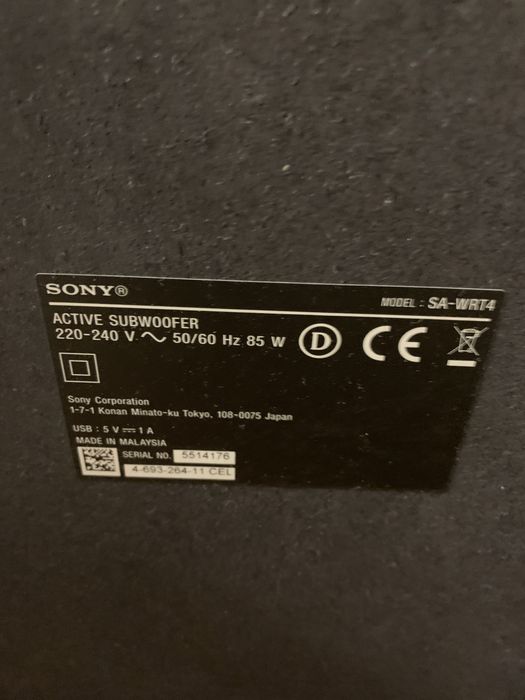 System Audio Sony Soundebar