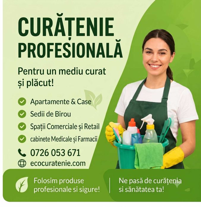 Servicii Profesionale De Curatenie - Bucuresti Si Ilfov