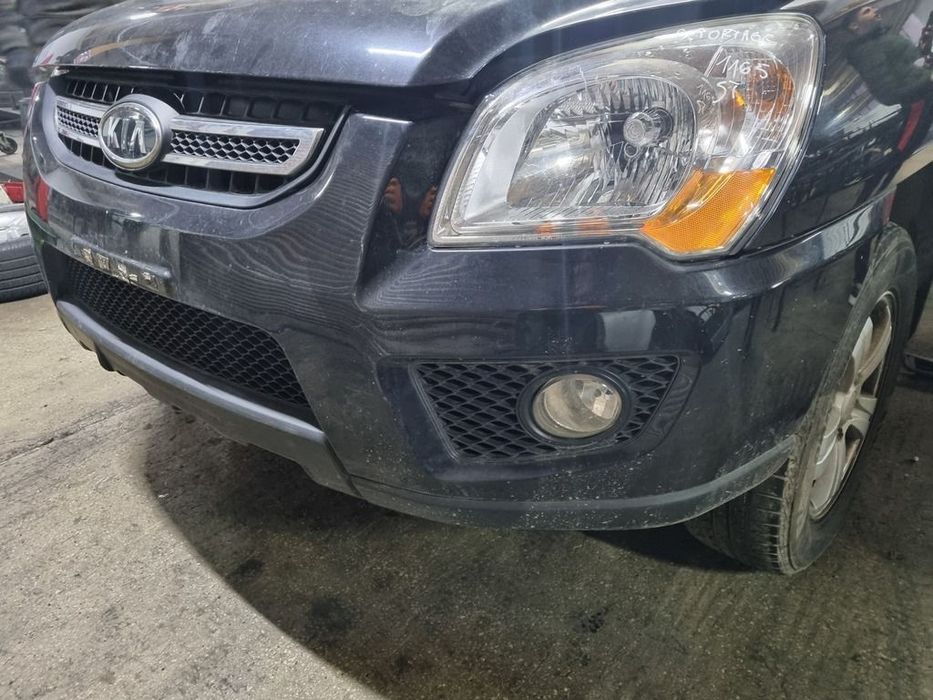 Bara fata Kia Sportage II 2006 - 2010 Negru (1165) model fara spalatoare far