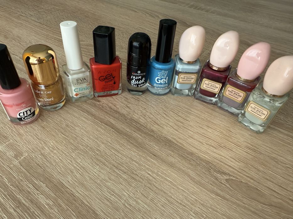 Лак для ногтей обычные 10 штук