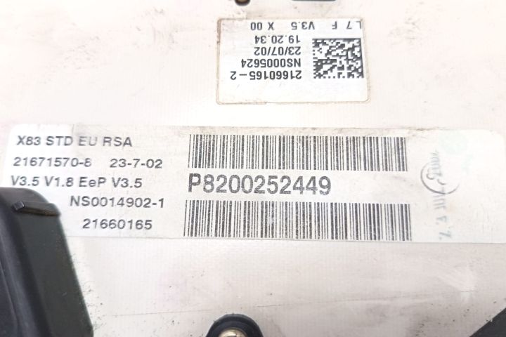 Ceasuri bord P8200252449 Renault Trafic a 2-a generatie