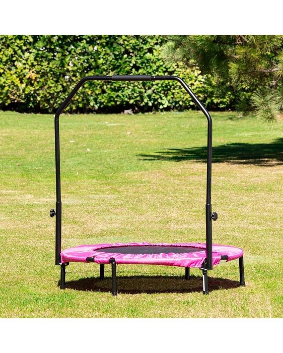 Детски батут с дръжка, в 2 цвята