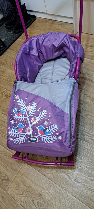 Продам санки с утепленным чехломм