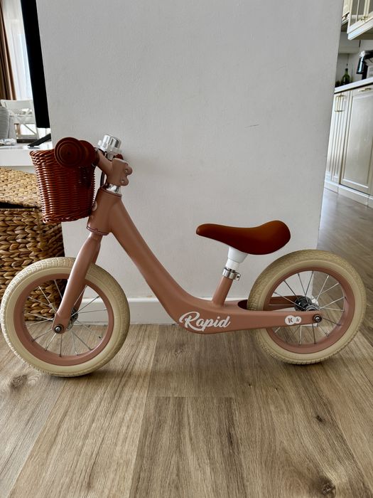 Bicicleta fara pedale Kinderkraft Rapid 2 Roz
