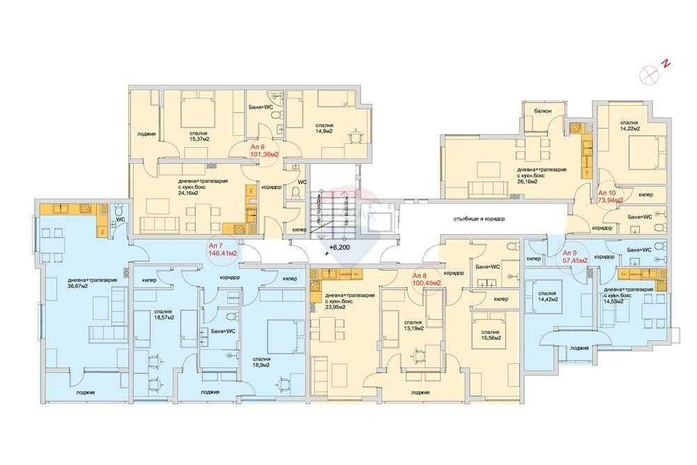 Продава се Тристаен апартамент в Шумен, Добруджански - 101 кв.м за 1517 €/кв.м - Снимка #5