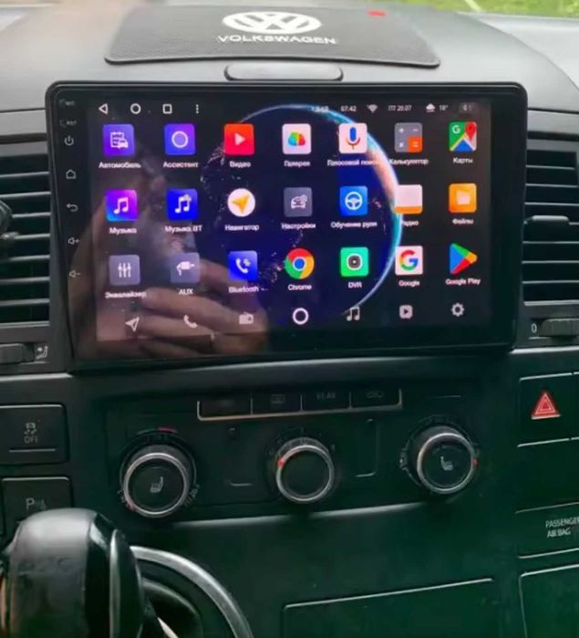 Navigație Android CarPlay VW Transporter T5, Caravelle 2003-2015