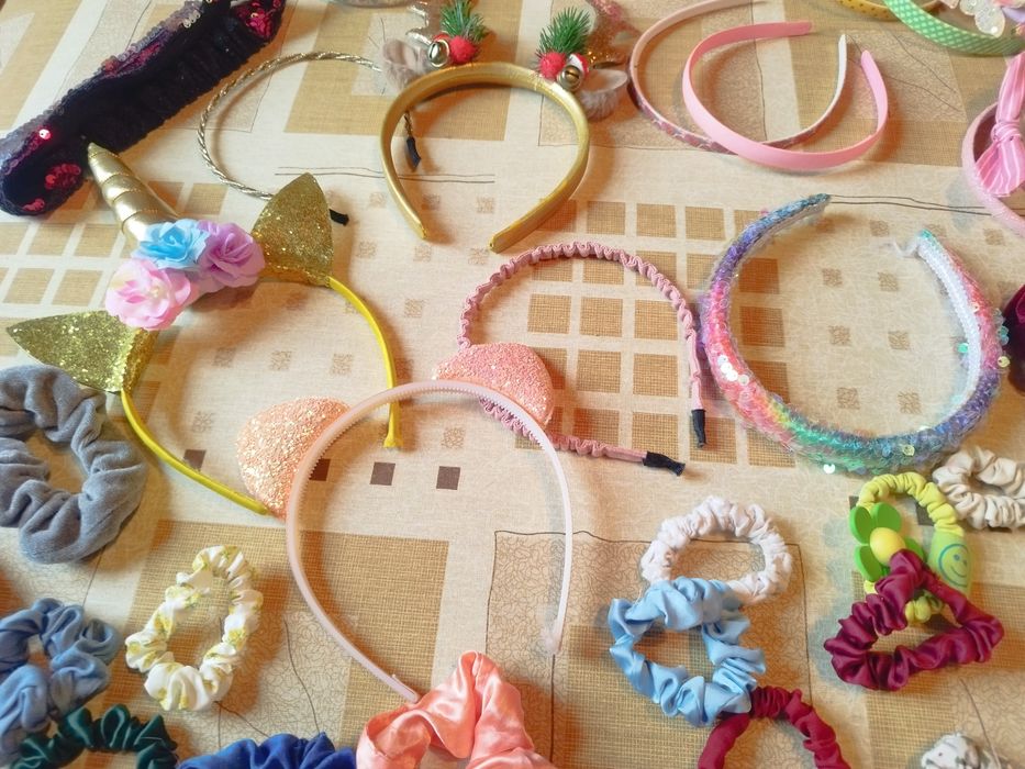 Лотове аксесоари за коса за момиче