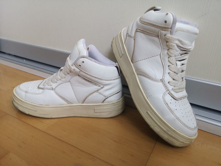 Ghete albe impermeabile marimea 37