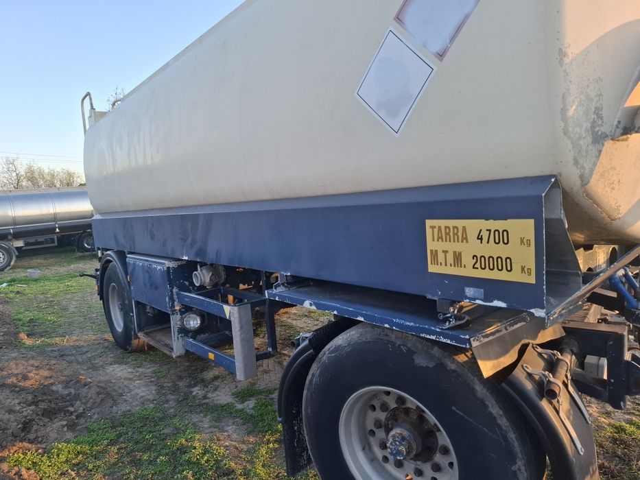 Cisternă apă 20000l aluminiu agricolă