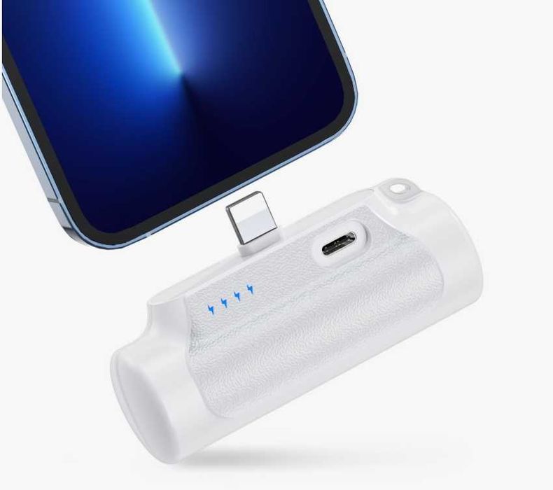 Power bank mini 5000Ма Type С и Lighing для Iphone доставка