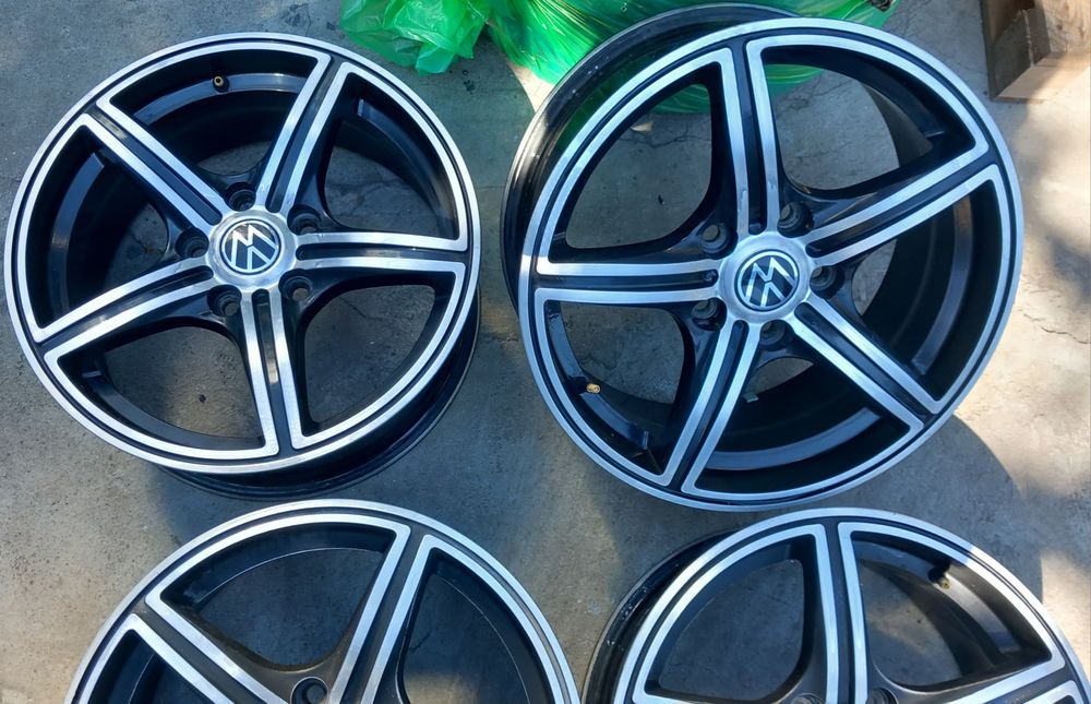 Set 4 jante aliaj r16 Volkswagen 5x112 Passat, Golf, Skoda Octavia, Audi preț 1300 lei setul