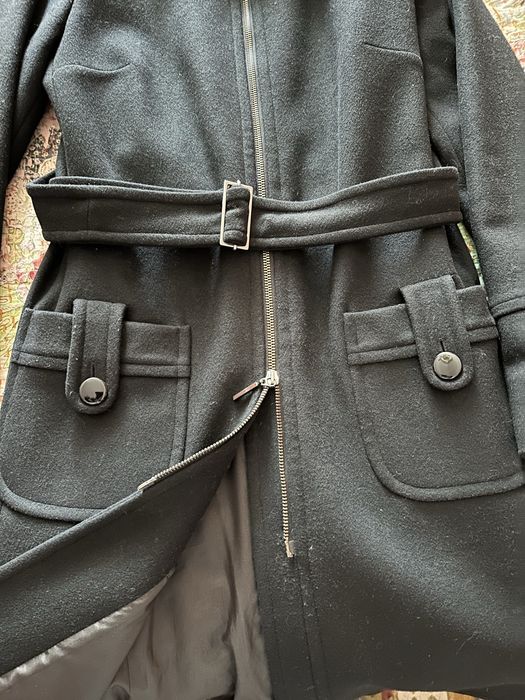 Пальто на подкладе.