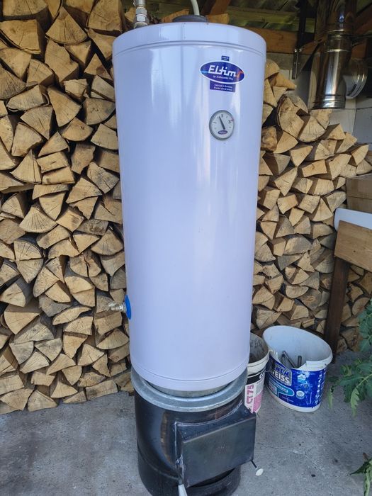 Boiler pe lemne ELTIM 90/S (90 Litri) - Ca nou, sub 1 an de utilizare.      PENTU MAI MULTE DETALI ÎN PRIVAT