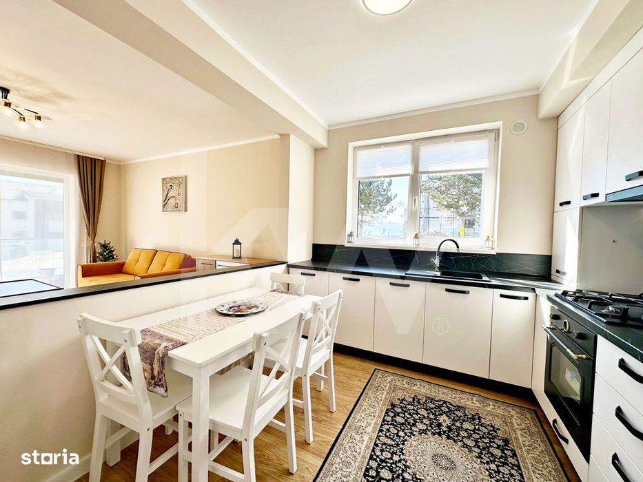 Apart. NOU mobilat si utilat cu 2 cam., balcon si parcare SB-Cristian