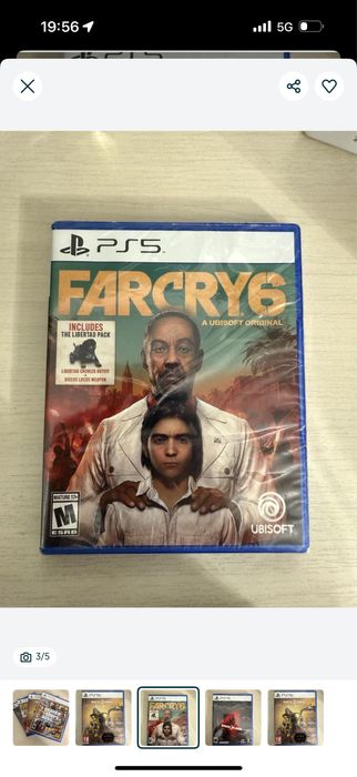 Игры для ps5(Farcry6 ,Gta5 , back4blood)