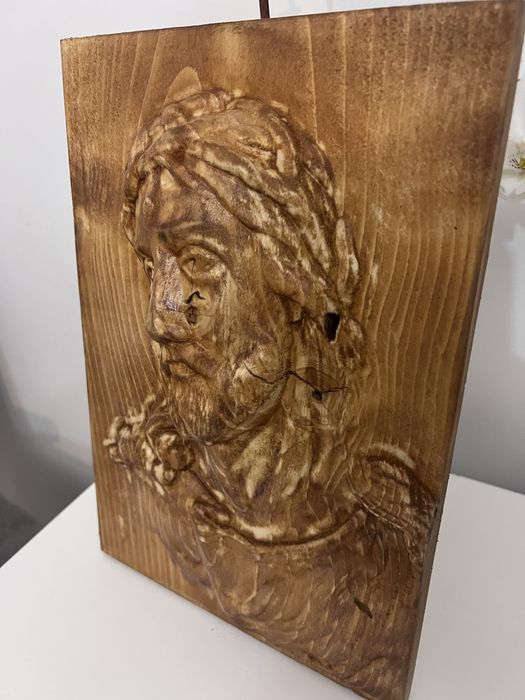 Icoana sculptata Iisus Hristos