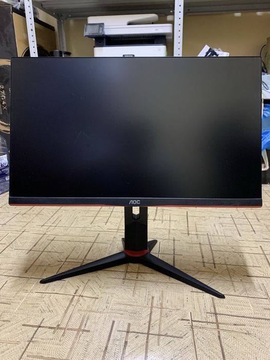 Монитор 23.8" AOC 24G2SP/BK, Black-Red