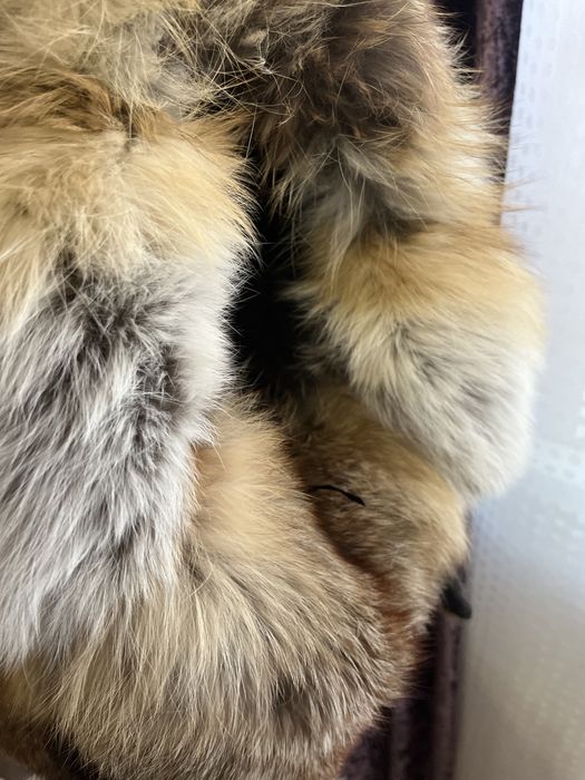 Малахай борык из лисы почти новый