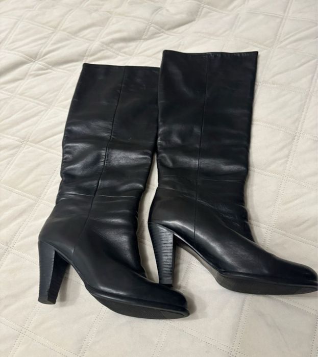 Женские кожанные сапоги ЕВРОЗИМа